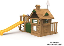 PLAY HOUSE W/ TODDLER TUNNEL & SLIDE