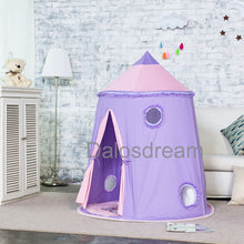 Purple Lovely Teepee Girls Princess Castle Playhouses