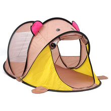 Cartoon Animal Playing House