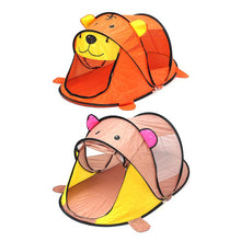 Cartoon Animal Playing House