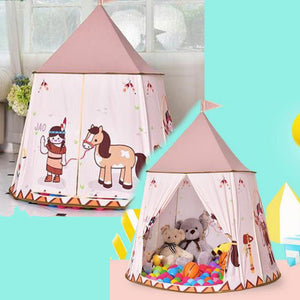 Children home little Indian Tent