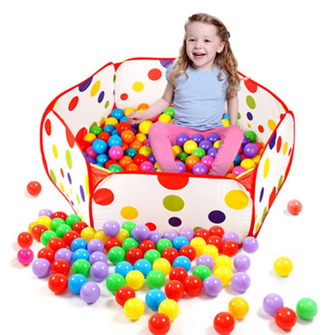 Hexagon Polka Dot Ball Play Pool Tent