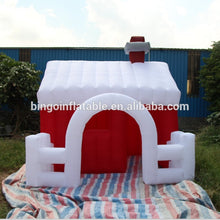 Toy house inflatable Christmas house for Christmas festival